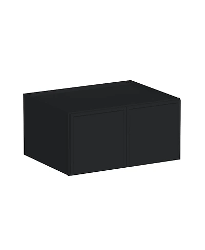 Boyel Living 18 Inch Height Double Door Deep Wall Cabinets, Ready to Assemble Kitchen Cabinet with Solid Wood Frame, Soft-Close Slides and Hinge
