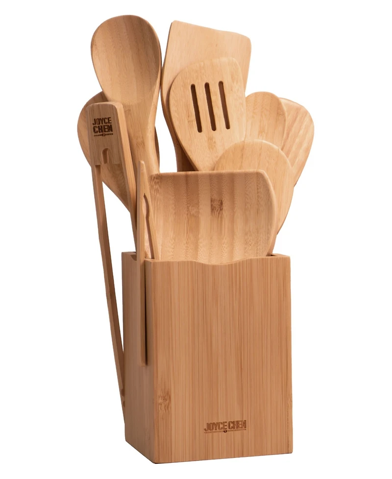 Joyce Chen Burnished Bamboo 11-Piece Utensil Set