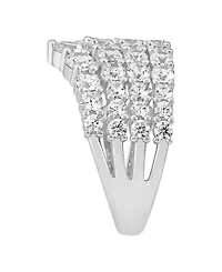 Arabella White Cubic Zirconia Band Ring (5-1/8 ct. t.w.) in Sterling Silver Rhodium