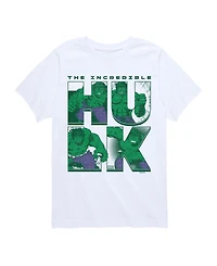 Marvel Boys' 8-20 The Incredible Hulk Short-Sleeve Graphic T-Shirt