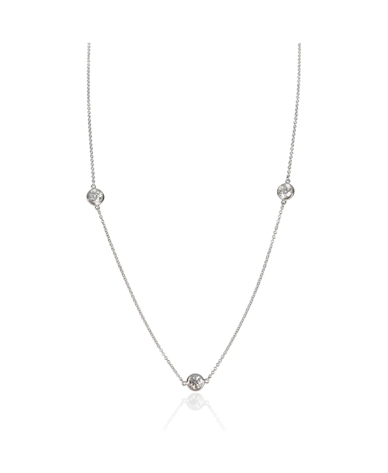 Pre-Owned Tiffany & Co Platinum Diamond Diamond By The Yard Necklace