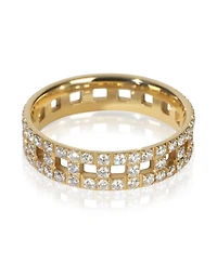 Pre-Owned Tiffany & Co Yellow Gold Diamond Tiffany T Wide Ring