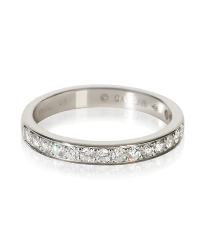 Pre-Owned Cartier Platinum Diamond 1895 Band