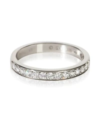 Pre-Owned Cartier Platinum Diamond 1895 Band