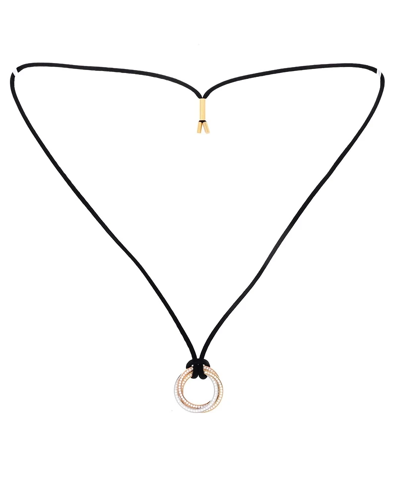 Pre-Owned Cartier Trinity on Cord Necklace