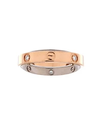 Pre-Owned Cartier Love 6 Diamonds Double Ring