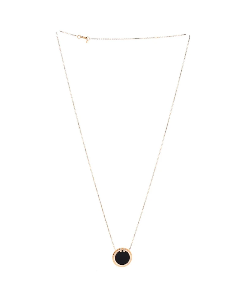 Pre-Owned Tiffany & Co T Circle Pendant Necklace