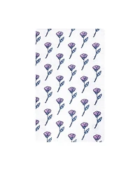 Hudson Baby Girl Cotton Poly Flannel Burp Cloths -Pack