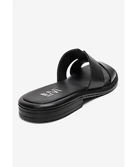 Forever & Always Women's Shoes Brio Leather Slide