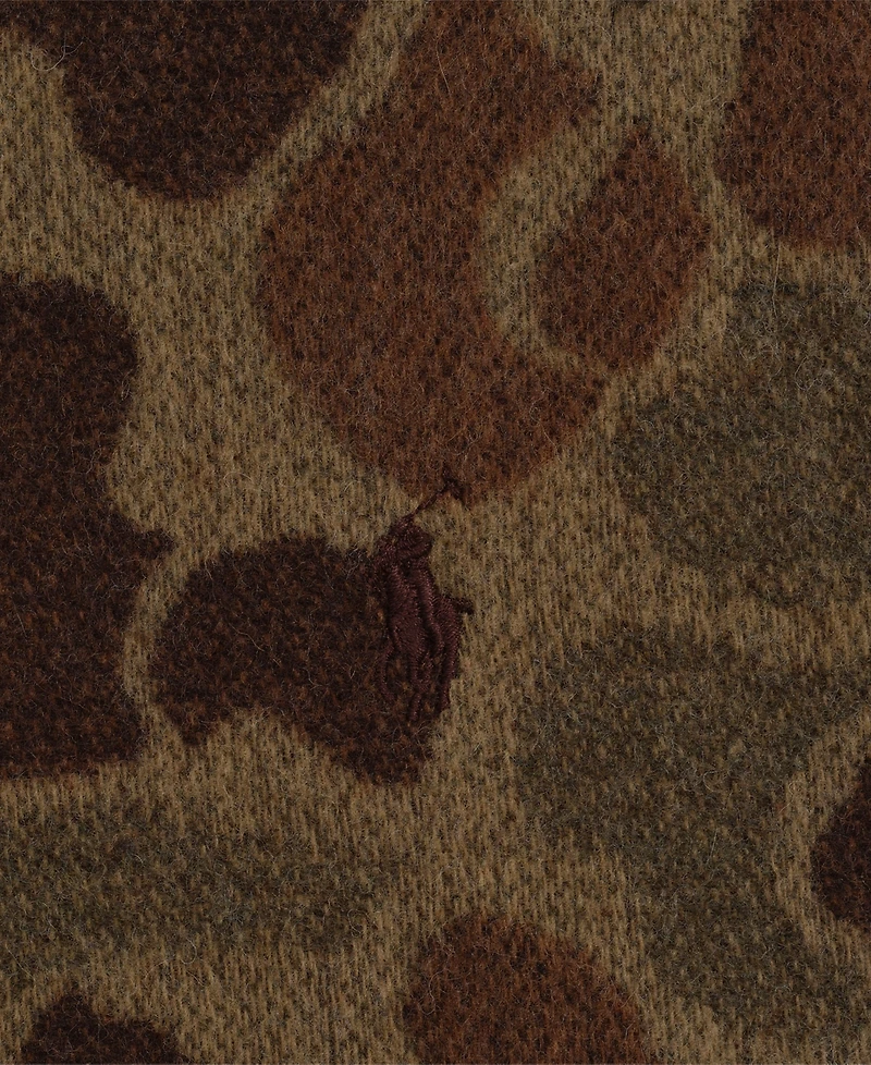 Polo Ralph Lauren Men's Camo Pattern Woven Scarf