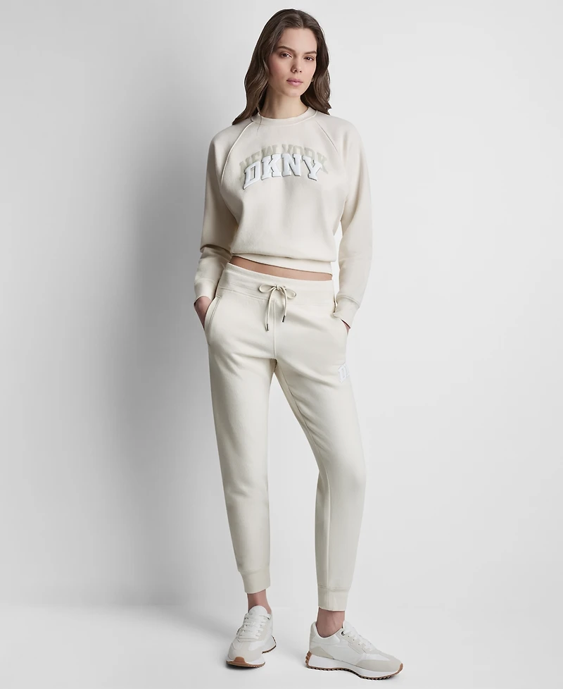 Dkny Sport Women's Varsity Logo Jogger Pants