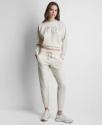 Dkny Sport Women's Varsity Logo Jogger Pants
