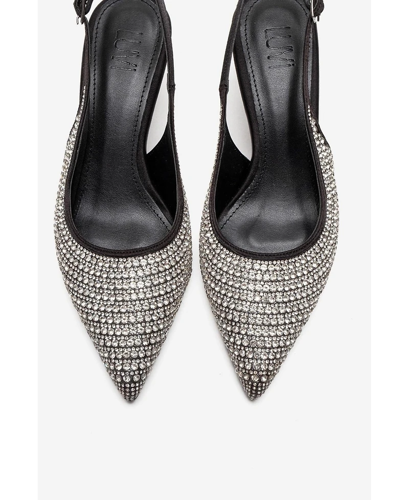 Prologue Shoes women's Yasmina Embellished Stiletto Pump