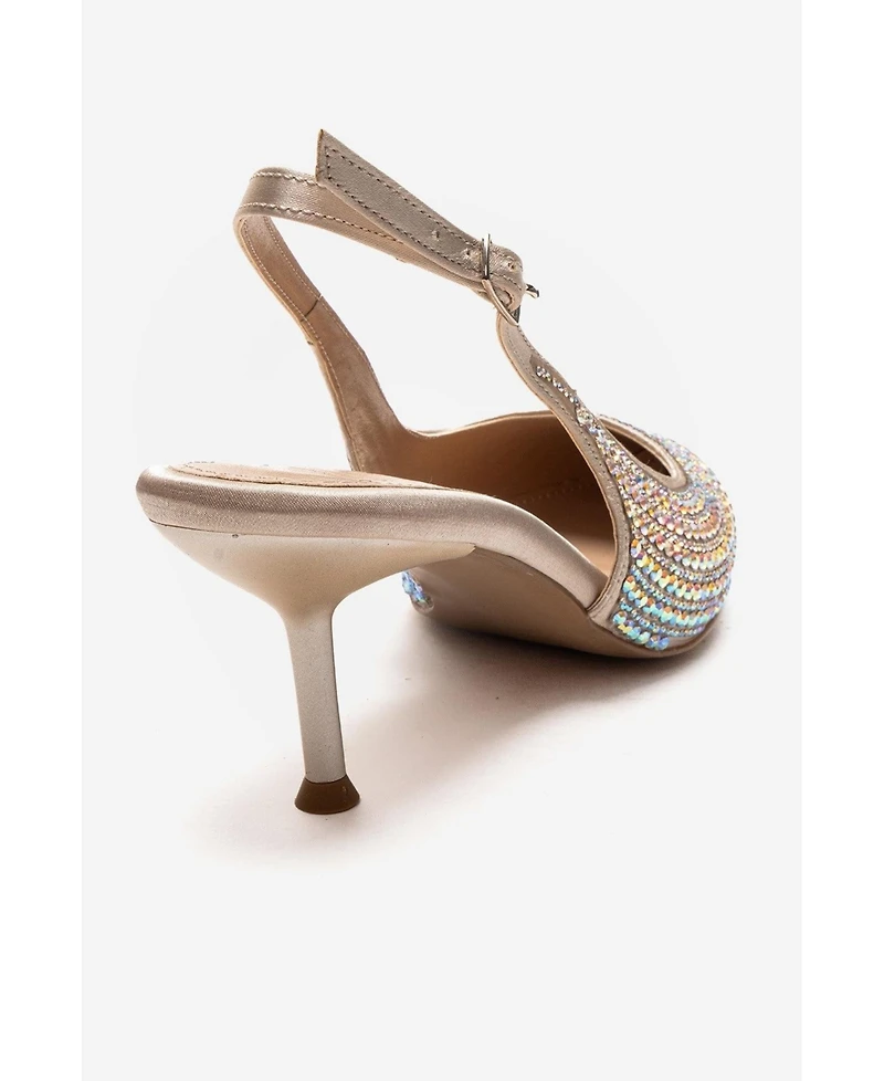 Prologue Shoes women's Yasmina Embellished Stiletto Pump