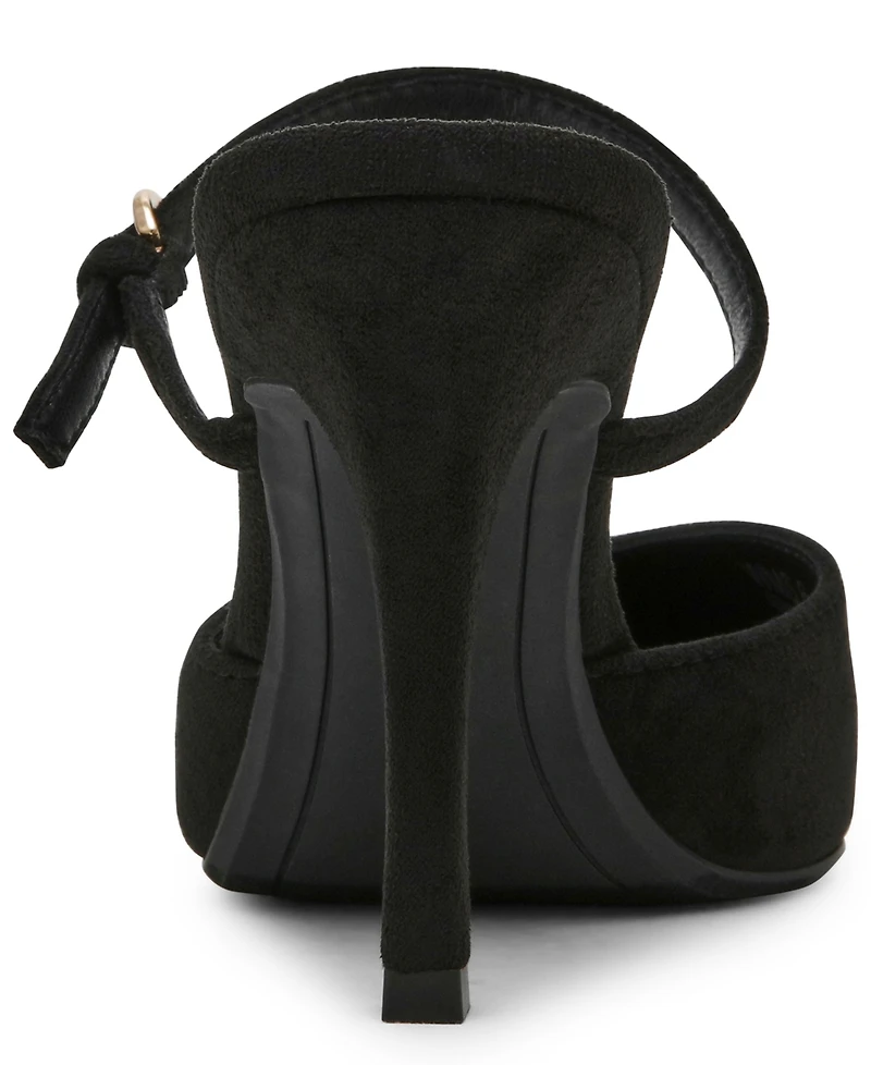 Dv Dolce Vita Women's Geanie Woven Two-Piece Pointed Toe Heeled Pumps
