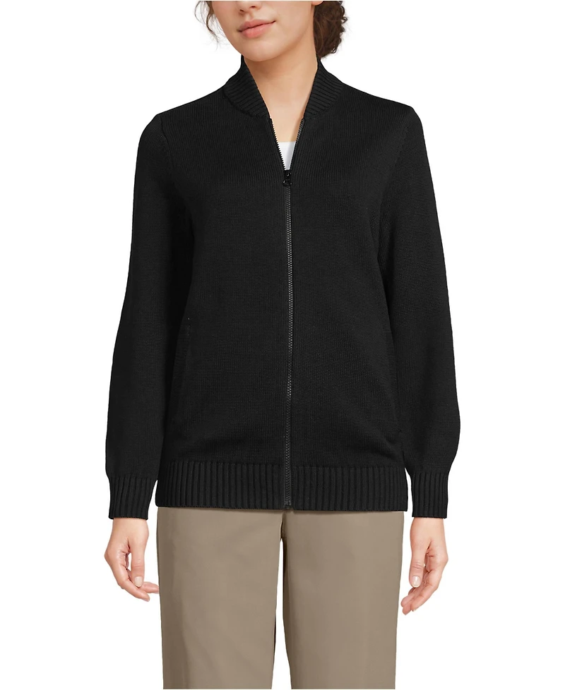 Lands' End Men's Adult Legacy Full Zip Cardigan