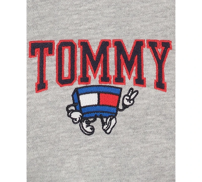 Tommy Hilfiger Boys' 2T-7 Mascot Block Long-Sleeve Hoodie