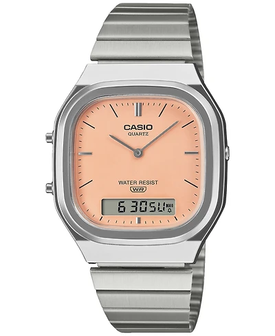 Casio Men's Analog-Digital Stainless Steel Watch 35.8mm