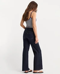 Good American Women's Always Fits Palazzo Wide-Leg Jeans