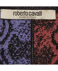 Pre-Owned Roberto Cavalli Women's Panelled Knit Sleeveless Maxi Dress
