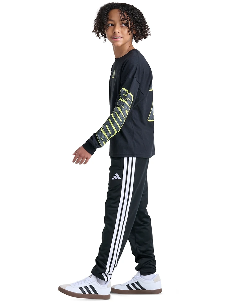 adidas Boys' 8-20 Long-Sleeve T-Shirt