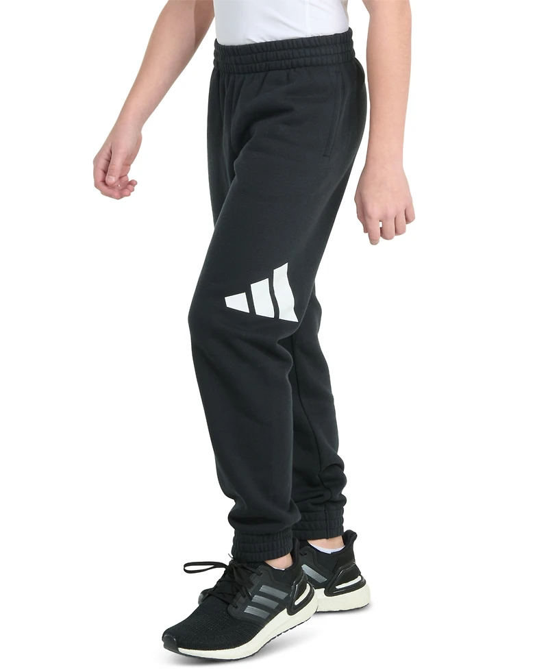 adidas Boys' 8-20 Elastic Waistband Essential Fleece Pant