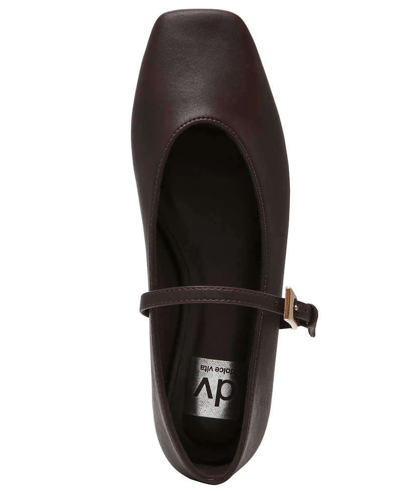 Dv Dolce Vita Women's Fabes Buckle Mary Jane Flats