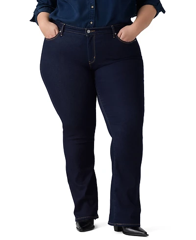 Levi's Plus Classic Mid-Rise Bootcut Jeans