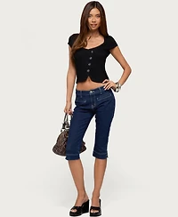 Edikted Women's Blaunca Asymmetric Knit Top