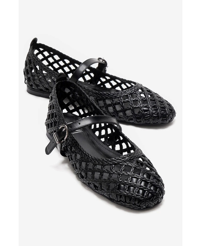 Prologue Shoes Women's Doux Woven Ballet Flat