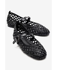 Prologue Shoes Women's Doux Woven Ballet Flat