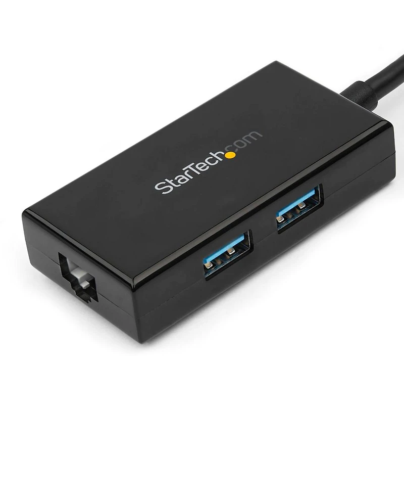 StarTech.com Usb 3.0 To Gigabit Network Adapter With Built-In 2 Port Usb Hub