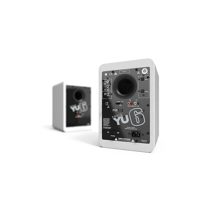Kanto YU6 Powered Desktop Speakers with Bluetooth and Phono Preamp