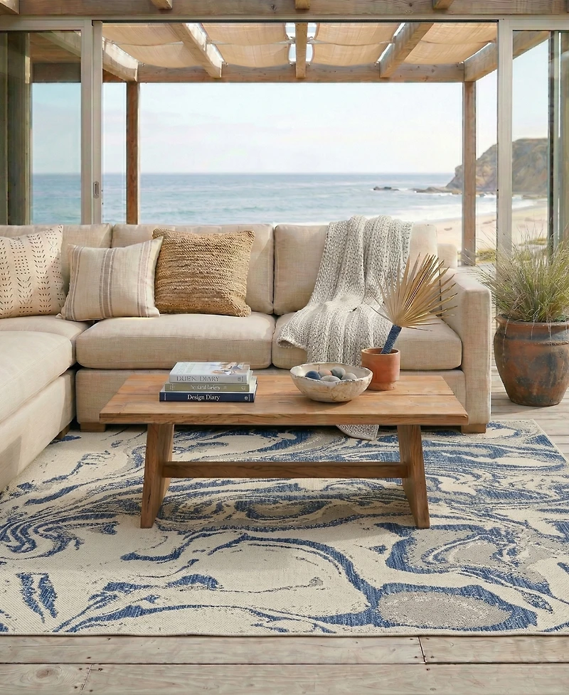 Lr Home Sean Seade-874 5'3" x 7' Outdoor Area Rug