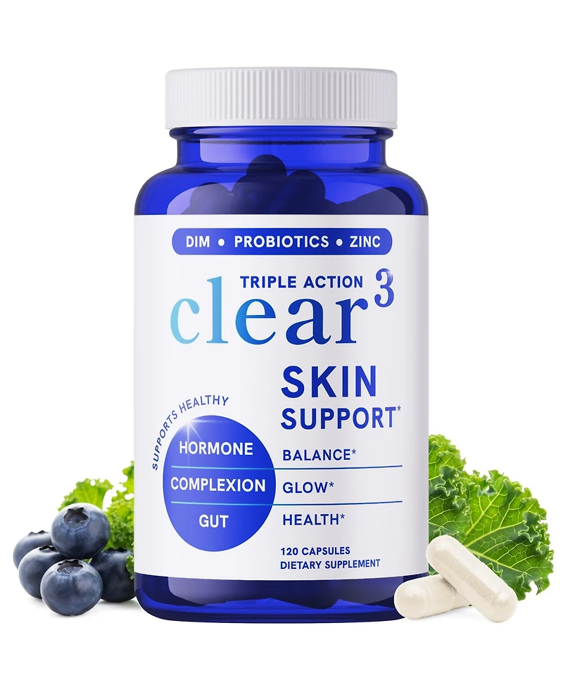 SMNutrition Clear-3 Skin Support Supplement with Dim
