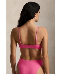 Polo Ralph Lauren Women's Embroidered Pony Bikini Swimsuit Top