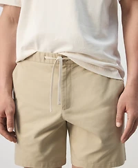 Mango Men's Cotton Lyocell 6.69" Bermuda Shorts