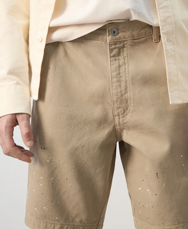 Mango Men's Denim Relaxed-Fit 8.86" Bermuda Shorts