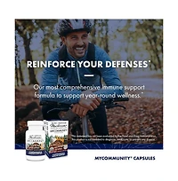 Host Defense MyCommunity Capsules - 17 Species Blend Mushroom Supplement for Immune Support