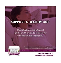 Host Defense MycoBotanicals Microbiome Powder - Digestive & Immune Health Support Supplement