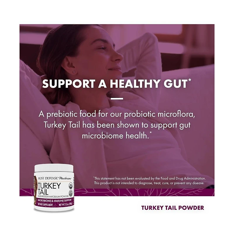 Host Defense Turkey Tail Mushroom Powder