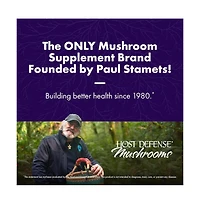 Host Defense Mushrooms Lion's Mane - Brain Health Support Supplement - Mushroom Supplement to Support Focus & Memory Function