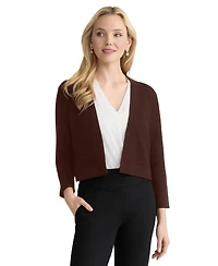 Jones New York Women's Cotton-Blend Cropped Shrug