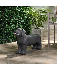 Flynama Labrador Dog-Design Outdoor Bench