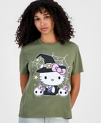 Sanrio Juniors' Hello Kitty Witch Crewneck Tee