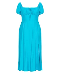 City Chic Women's Abbigail Split Maxi Dress
