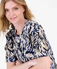 Anne Klein Women's Puff-Sleeve Blouse