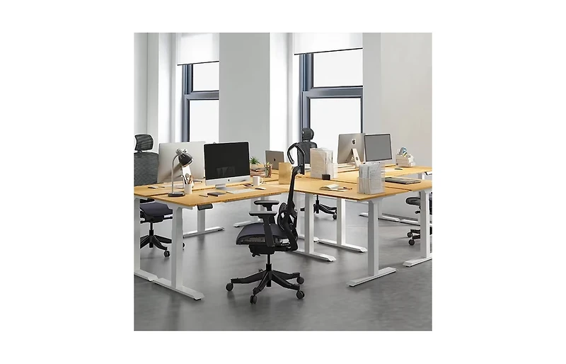 FlexiSpot L Shaped Electric Height Adjustable Standing Desk