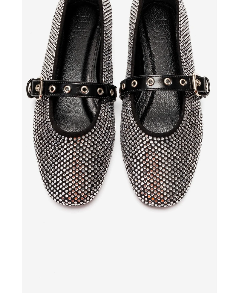 Prologue Shoes Women's Clive Embellished Ballet Flat