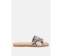 London Rag Women's Zaltana Open Square Toe Flats